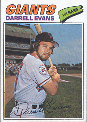 1977 Topps Baseball Cards      571     Darrell Evans